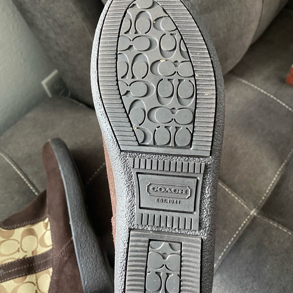 Coach Tullip Signature Suede Boots - Picture 3 of 5